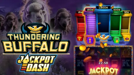 Thundering Buffalo Jackpot Dash dari High 5 Games dengan Fitur Jackpot Unik