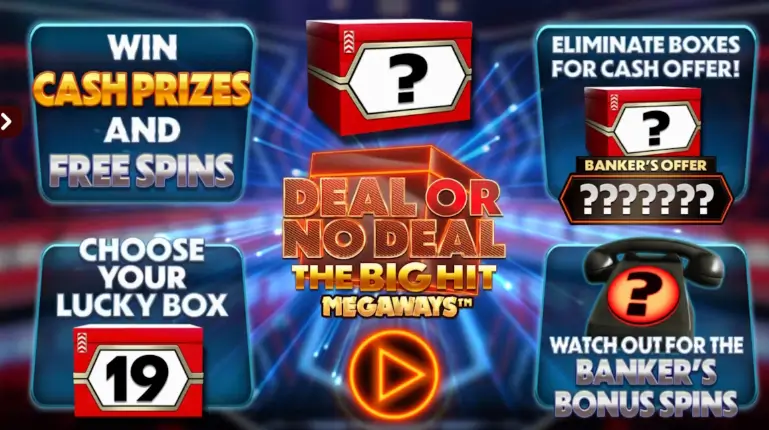 Integrasi Format Game Show di Deal or No Deal The Big Hit Megaways Jackpot King