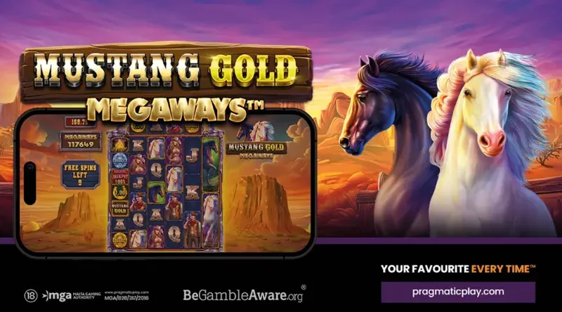 Mustang Gold Megaways Bawa Standar Baru untuk Game Bertema Alam Liar Amerika